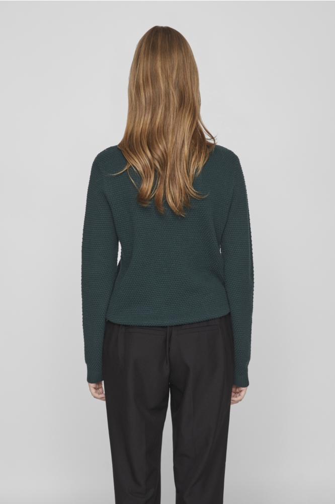 VIDALO O-NECK L/S KNIT TOP- NOOS 14082767 Ponderosa Pine